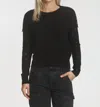 Label+thread Women's Zoe Star Stud Top In Black In Black