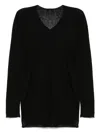 Label Under Construction Arched T-shirt In Black