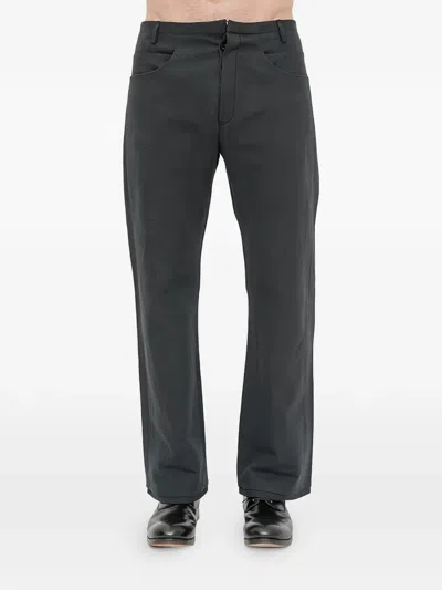 Label Under Construction Belt-loop Trousers In Blue