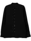 Label Under Construction Button-up Shirt In Black