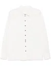 Label Under Construction Button-up Shirt In White