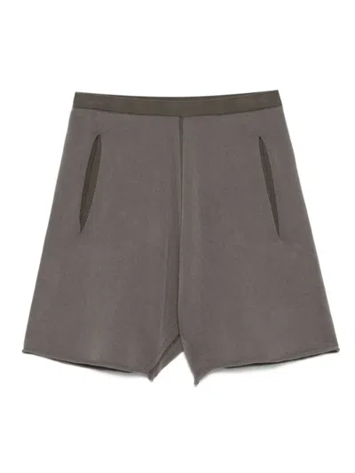 Label Under Construction Cotton Shorts In Green