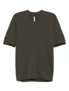 Label Under Construction Cotton T-shirt In Green