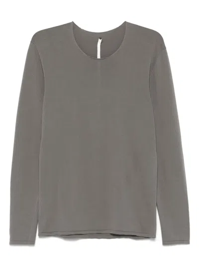 Label Under Construction Cotton T-shirt In Grey