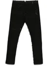 Label Under Construction Distressed Trouser In Black