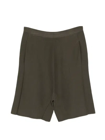Label Under Construction Drawstring-fastening Bermuda Shorts In Green