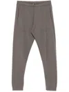 Label Under Construction Elasticated Waist Trousers In Grey