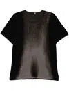 Label Under Construction Graphic-print T-shirt In Black