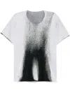 Label Under Construction Graphic-print T-shirt In Grey