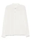 Label Under Construction Linen Shirt In White