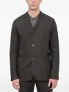 Label Under Construction Single-breasted Blazer In Black