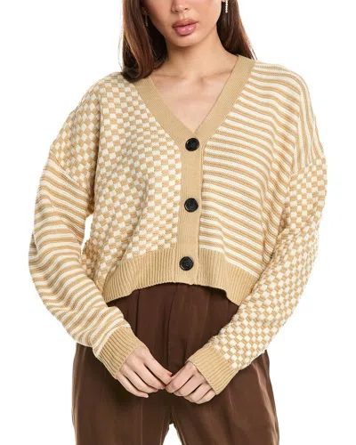 LABIZ LABIZ DROPPED-SHOULDER WOOL-BLEND CARDIGAN