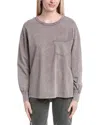 Labiz High-low Pocket Top In Brown