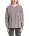 Labiz High-low Pocket Top In Brown