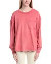 Labiz High-low Pocket Top In Red