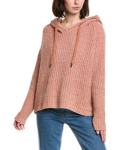 Labiz Hoodie Sweater In Pink