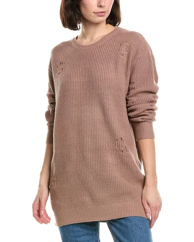 Labiz Knit Sweater In Brown