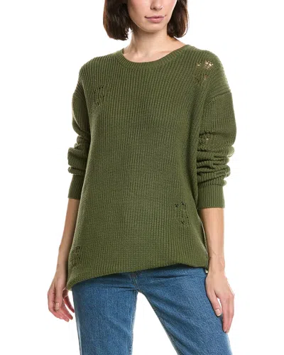Labiz Knit Sweater In Green