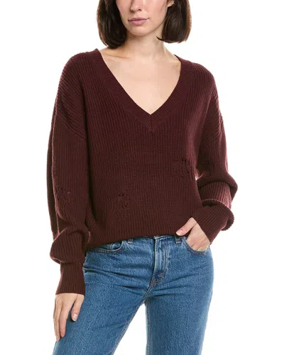 Labiz Lalamia V-neck Sweater In Brown