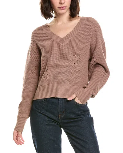 Labiz Lalamia V-neck Sweater In Brown