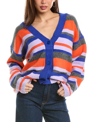 Labiz Lalamia Wool & Alpaca-blend Cardigan In Blue