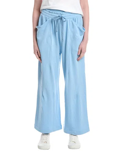 Labiz Slouchy Wide Leg Sweatpant In Blue