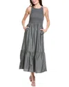 Labiz Tie Back Maxi Dress In Black