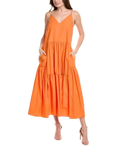 LABIZ TIERED MIDI DRESS