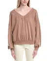 Labiz V Neck Pullover In Brown