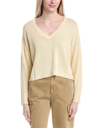 Labiz V-neck Sweater In White