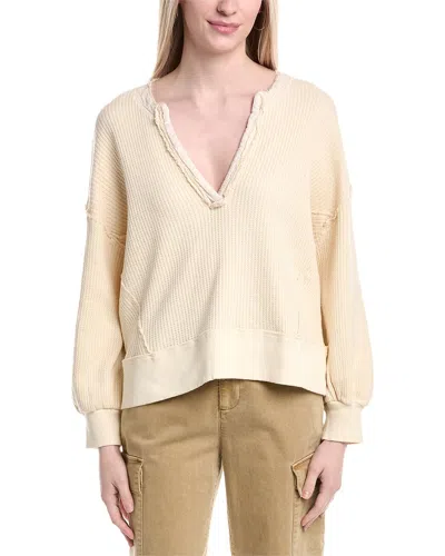 LABIZ LABIZ WAFFLE KNIT DOLMAN PULLOVER