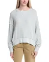 Labiz Waffle Knit Sweater In Gray