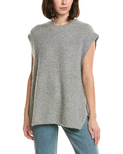 Labiz Wool & Alpaca-blend Sweater Vest In Grey