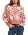 Labiz Wool-blend Pullover In Pink