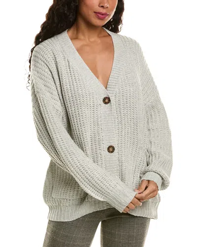 Labiz Wool-blend Cardigan In Gray