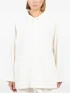 Labo Art Corduroy Collared Jacket In White