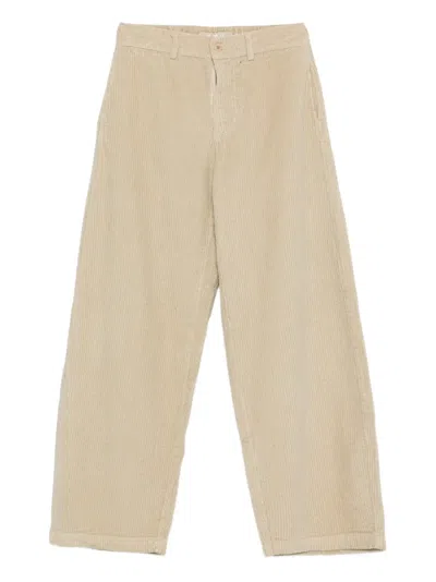 Labo Art Corduroy Trousers In Neutral