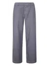 Labo Art Cotton Elasticated-waist Trousers In Blue
