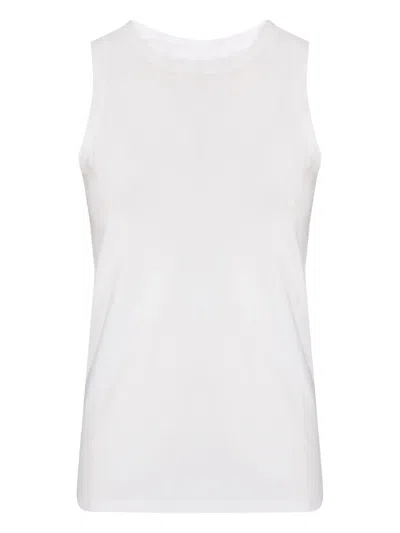 Labo Art Cotton Tank Top In White