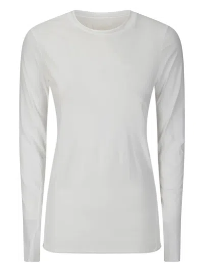 Labo Art Long-sleeve Fitted Top In White