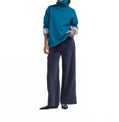 Labo Art Maglia Fungo Turtleneck Sweater In Teal In Multi