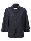 Labo Art Button-down Jacket In Black