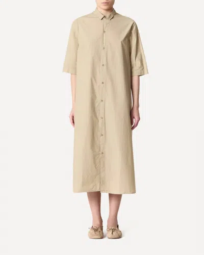 Labo.art Abito Acca Clara Midi Dress In Sonora In Neutral