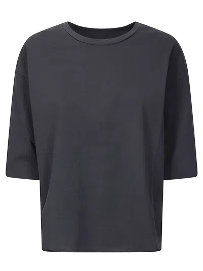 Labo.art Alma Relaxed Short-sleeve Top In Gray