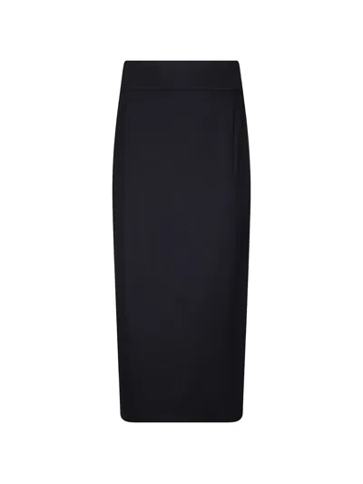 Labo.art Charme Midi Pencil Skirt In Black