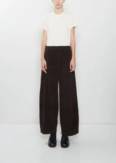 Labo.art Chiaro Velluto Cotton Pant In Cacao