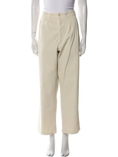 Pre-owned Labo.art Corduroy Wide Leg Pants In Neutrals