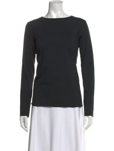 Pre-owned Labo.art Crew Neck Long Sleeve Top In Black