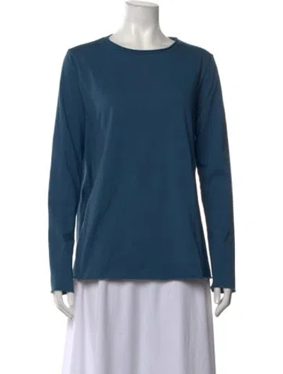 Pre-owned Labo.art Crew Neck Long Sleeve Top In Blue