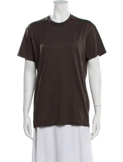 Pre-owned Labo.art Crew Neck Short Sleeve T-shirt In Brown